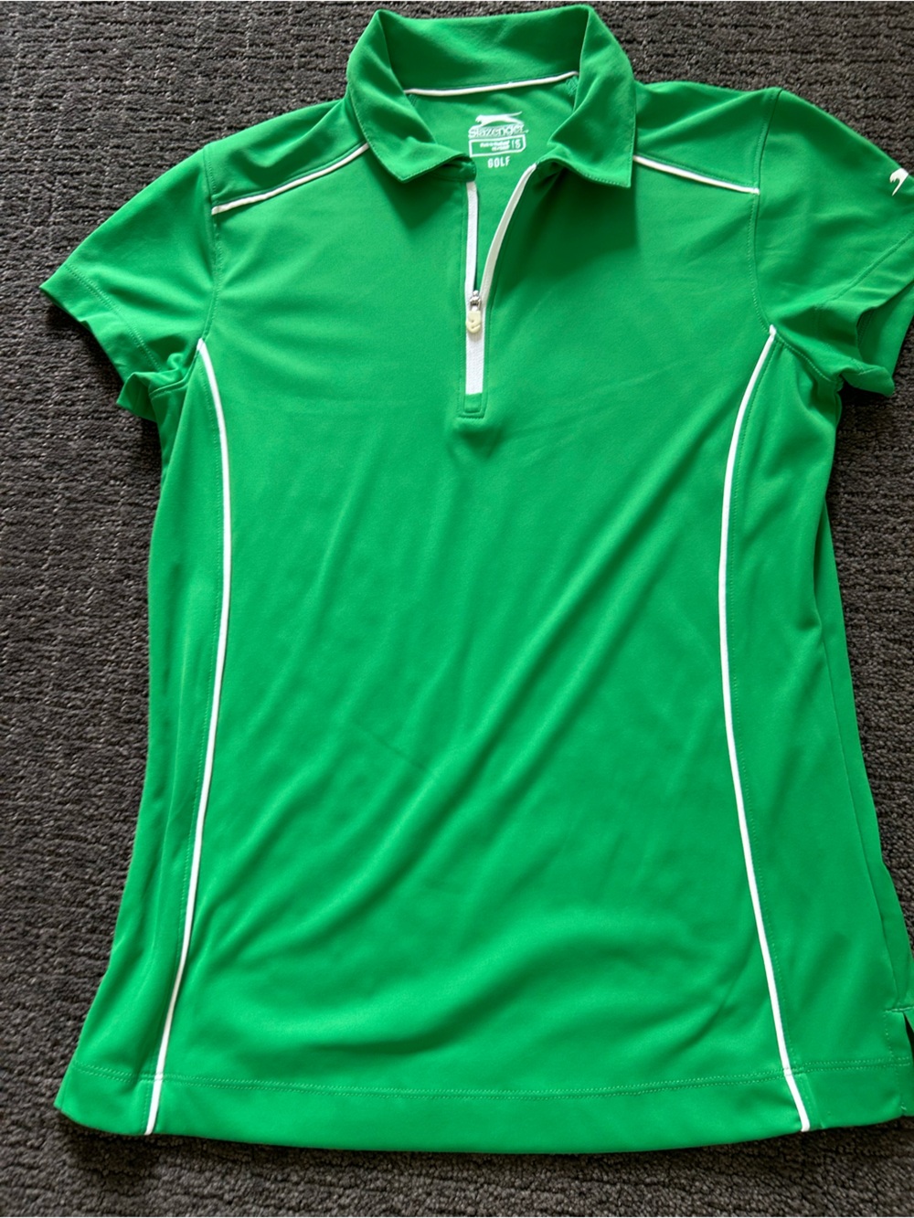 Slazenger Green Golf Performance Polo!  S